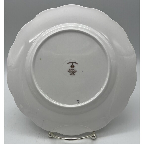 Golden Gleam Royal Standard Plate 8’in diameter,. English Pretty Yellow Gold - Picture 2 of 3
